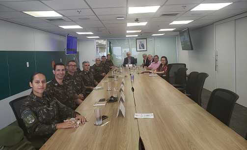 Oficiais da área de C,T&I do Exército apresentam propostas para apoio da Finep ao desenvolvimento de tecnologias estratégicas