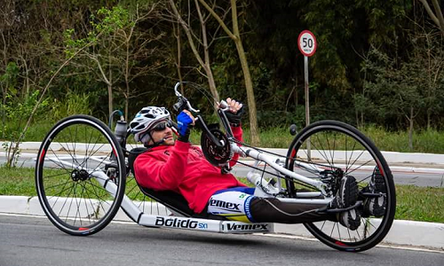 Handbike camp. paulis. paraciclismo